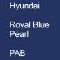 Preview: Hyundai, Royal Blue Pearl, PAB.